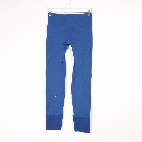 Lululemon High Waisted Blue Leggings - Picture 5 of 9